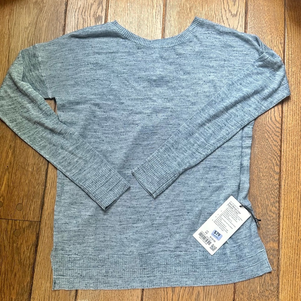 Lululemon NWT Well Being Crew Sweater *Linen - Size XS